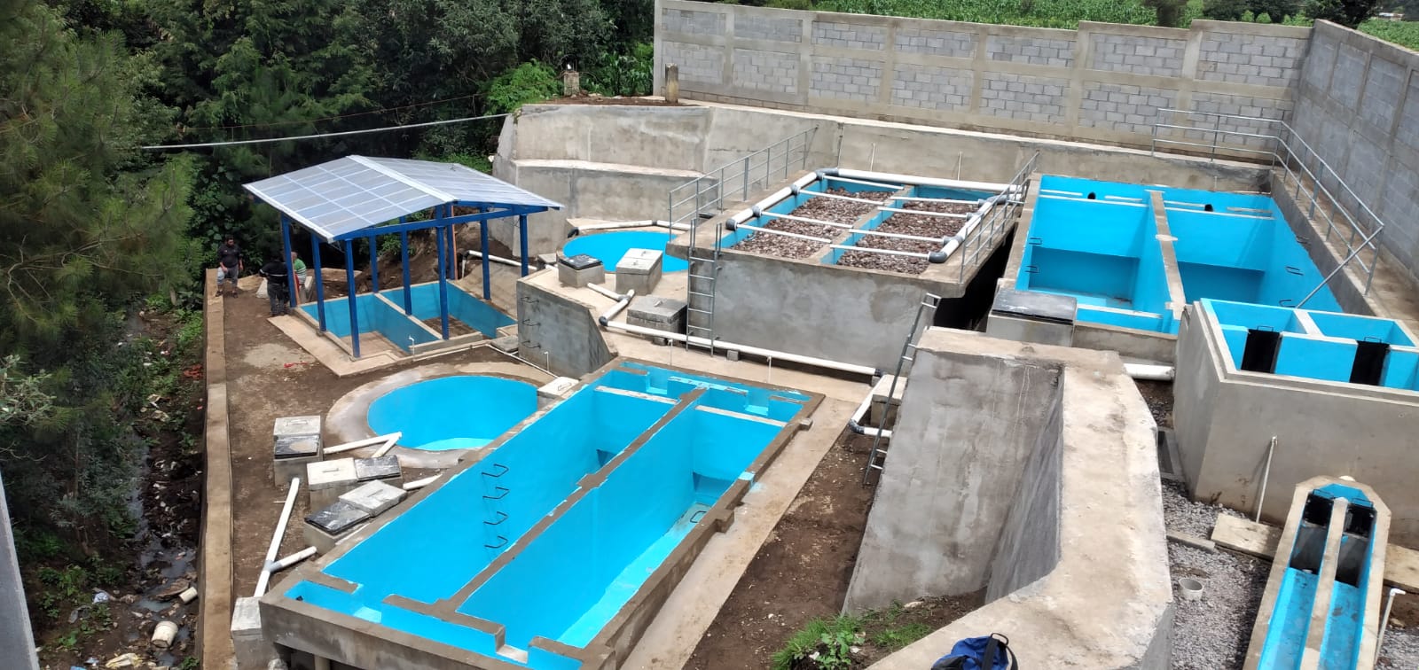 Construccion Sistema De Tratamiento Aguas Residuales